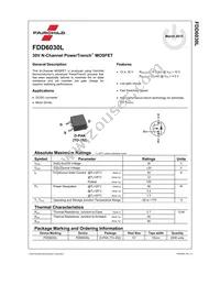 FDD6030L Datasheet Page 2