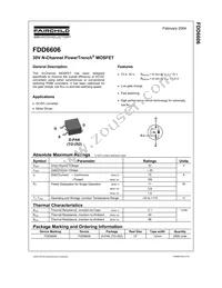 FDD6606 Datasheet Cover