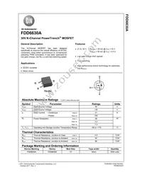 FDD6630A Datasheet Cover