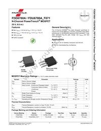 FDD6780A Datasheet Page 2