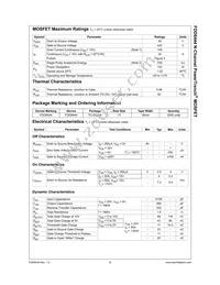 FDD8444 Datasheet Page 3