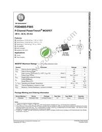 FDD8444-F085P Datasheet Cover