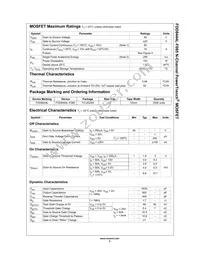 FDD8444L-F085 Datasheet Page 2