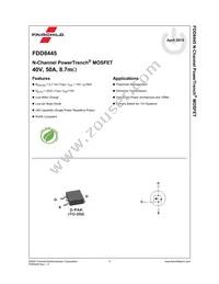 FDD8445 Datasheet Page 2