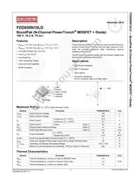 FDD850N10LD Datasheet Page 2