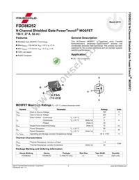 FDD86252 Datasheet Page 2