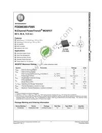 FDD86380-F085 Datasheet Cover