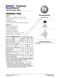 FDD9509L-F085 Datasheet Cover