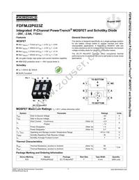 FDFMJ2P023Z Datasheet Cover