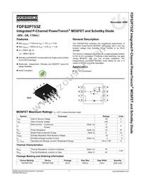 FDFS2P753Z Datasheet Page 2