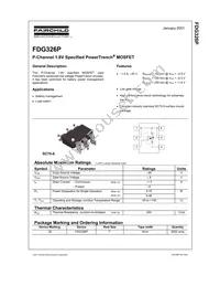 FDG326P Datasheet Cover