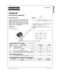 FDG6318P Datasheet Page 2