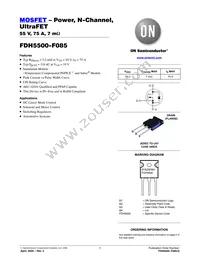 FDH5500-F085 Datasheet Cover