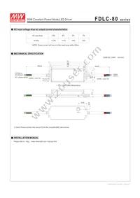 FDLC-80 Datasheet Page 5