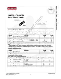 FDLL457A Datasheet Page 2