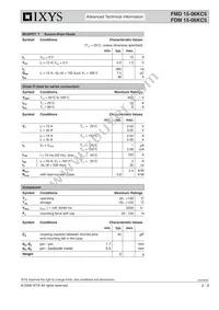 FDM15-06KC5 Datasheet Page 2