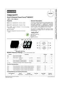 FDMA1027PT Datasheet Cover
