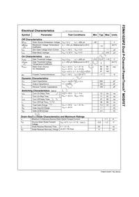 FDMA1029PZ Datasheet Page 2