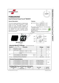 FDMA2002NZ Datasheet Page 2