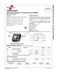 FDMA410NZT Datasheet Page 2
