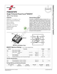 FDMA6676PZ Datasheet Page 2