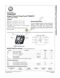 FDMA905P Datasheet Cover