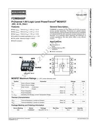 FDMB668P Datasheet Cover