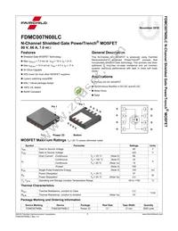 FDMC007N08LC Datasheet Page 2
