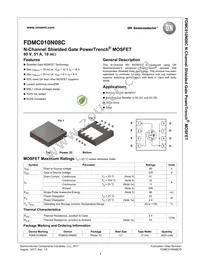 FDMC010N08C Datasheet Cover