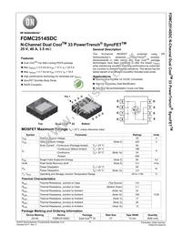 FDMC2514SDC Datasheet Cover