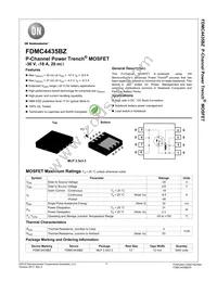 FDMC4435BZ-F126 Datasheet Cover