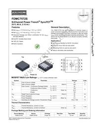 FDMC7572S Datasheet Page 2