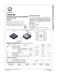 FDMC7660 Datasheet Cover