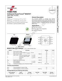 FDMC7696 Datasheet Page 2