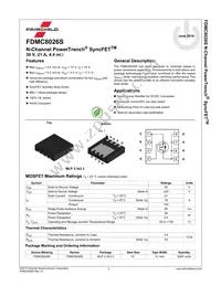 FDMC8026S Datasheet Page 2