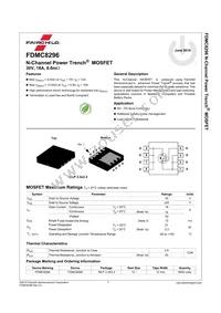 FDMC8296 Datasheet Page 2