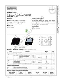 FDMC8327L Datasheet Page 2