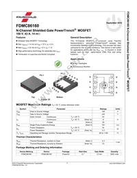 FDMC86160 Datasheet Page 2