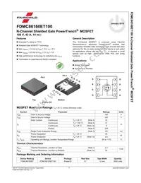 FDMC86160ET100 Datasheet Page 2