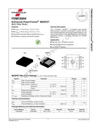FDMC8884-F126 Datasheet Page 2