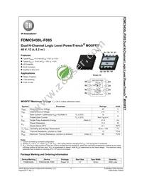 FDMC9430L-F085 Datasheet Cover