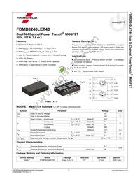 FDMD8240LET40 Datasheet Page 2
