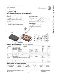 FDMD8440L Datasheet Page 2