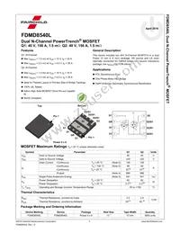 FDMD8540L Datasheet Page 2