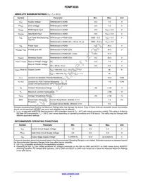 FDMF3035 Datasheet Page 4