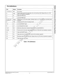 FDMF4061 Datasheet Page 4