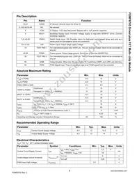 FDMF8705 Datasheet Page 3