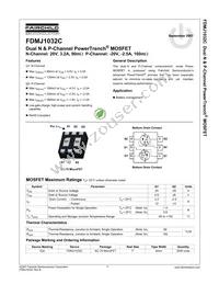 FDMJ1032C Datasheet Cover