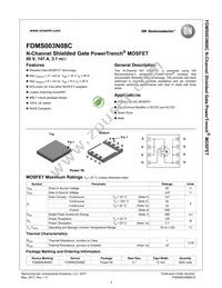 FDMS003N08C Datasheet Cover