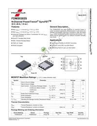 FDMS0302S Datasheet Page 2